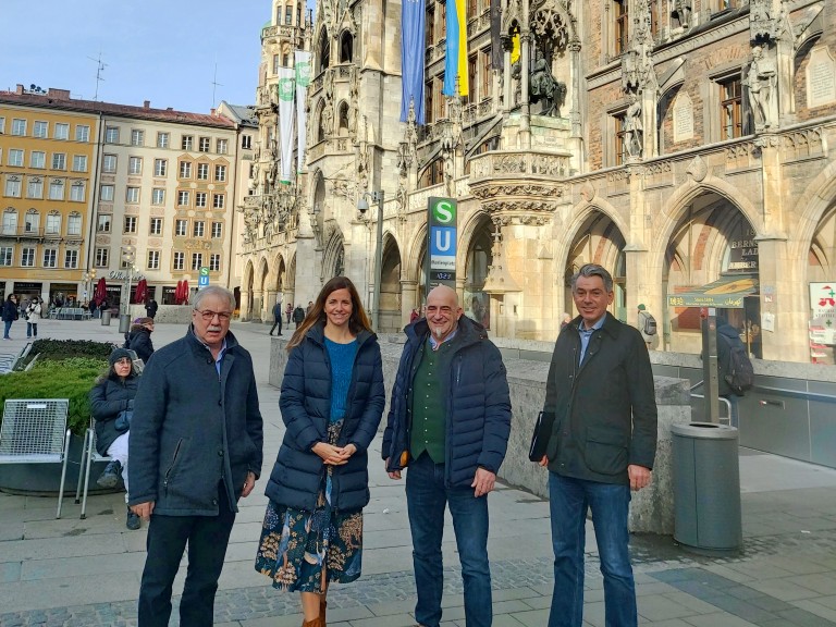 Dr. Alfons Bauschmid, Kristina Frank, Ralf Huber und Martin Wunderlich