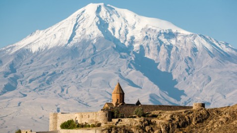 Khor Virap Berg in Armenien