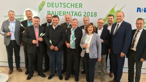 Deutscher Bauerntag Delegierte aus Niederbayern