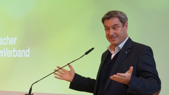 MP Söder hält eine Rede auf der BBV-Landesversammlung