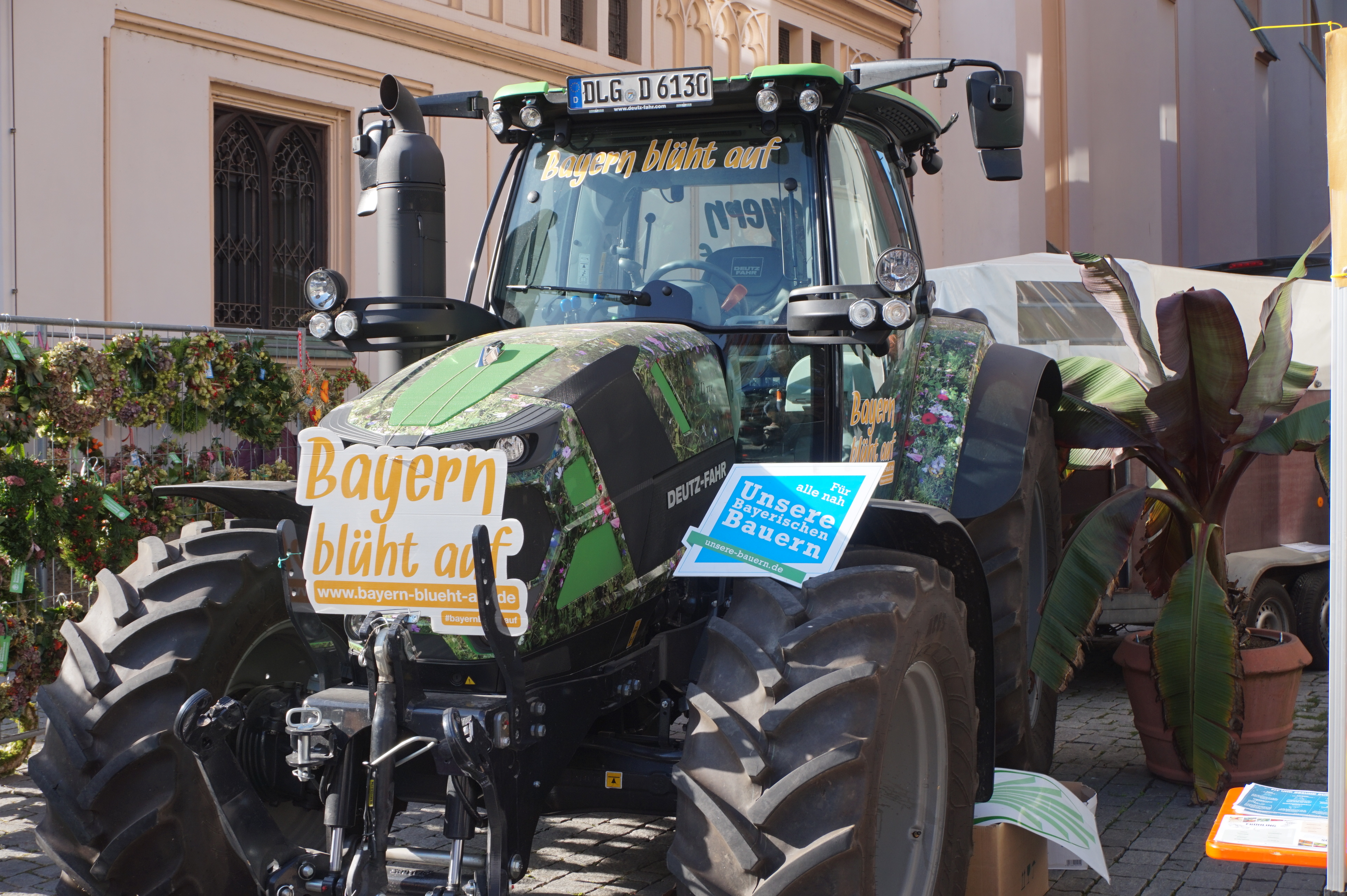 Blühtraktor in Rosenheim