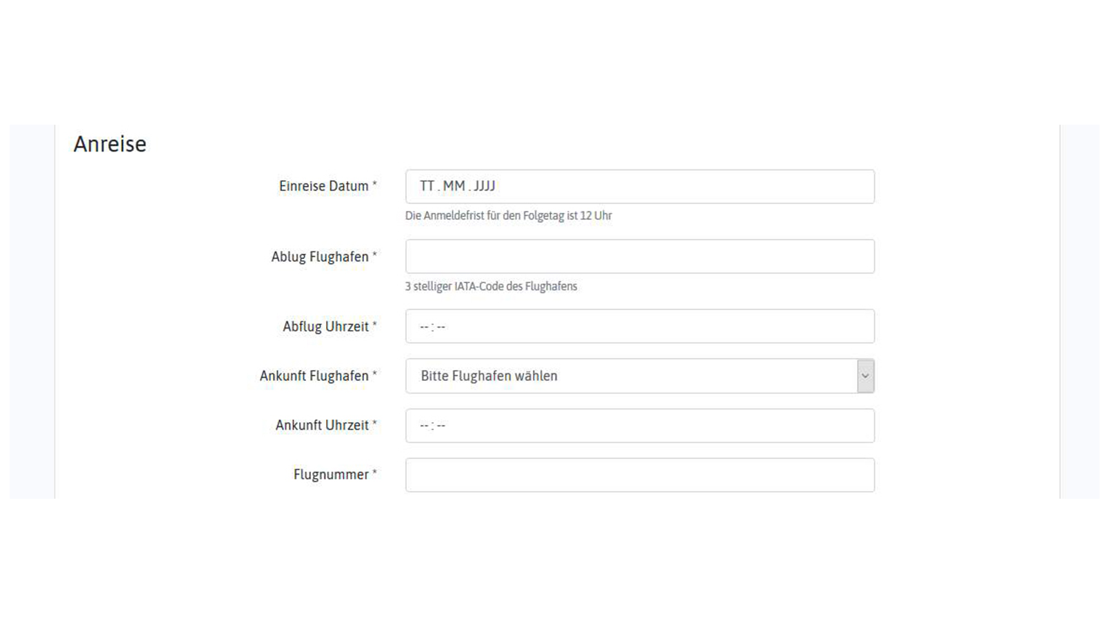 Saisonkräfte Portal Screenshot 2