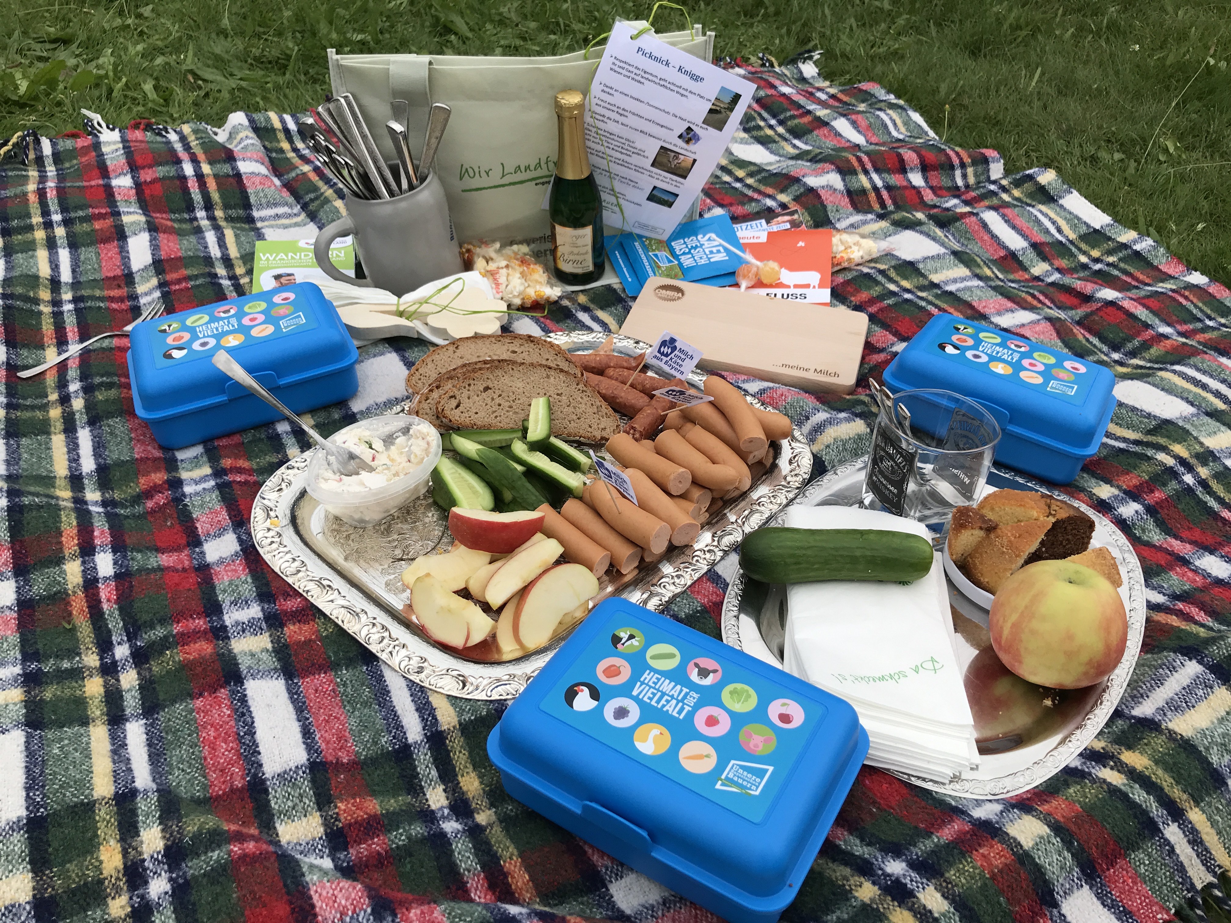 Essen aus Bayern Traktortour Picknicktasche