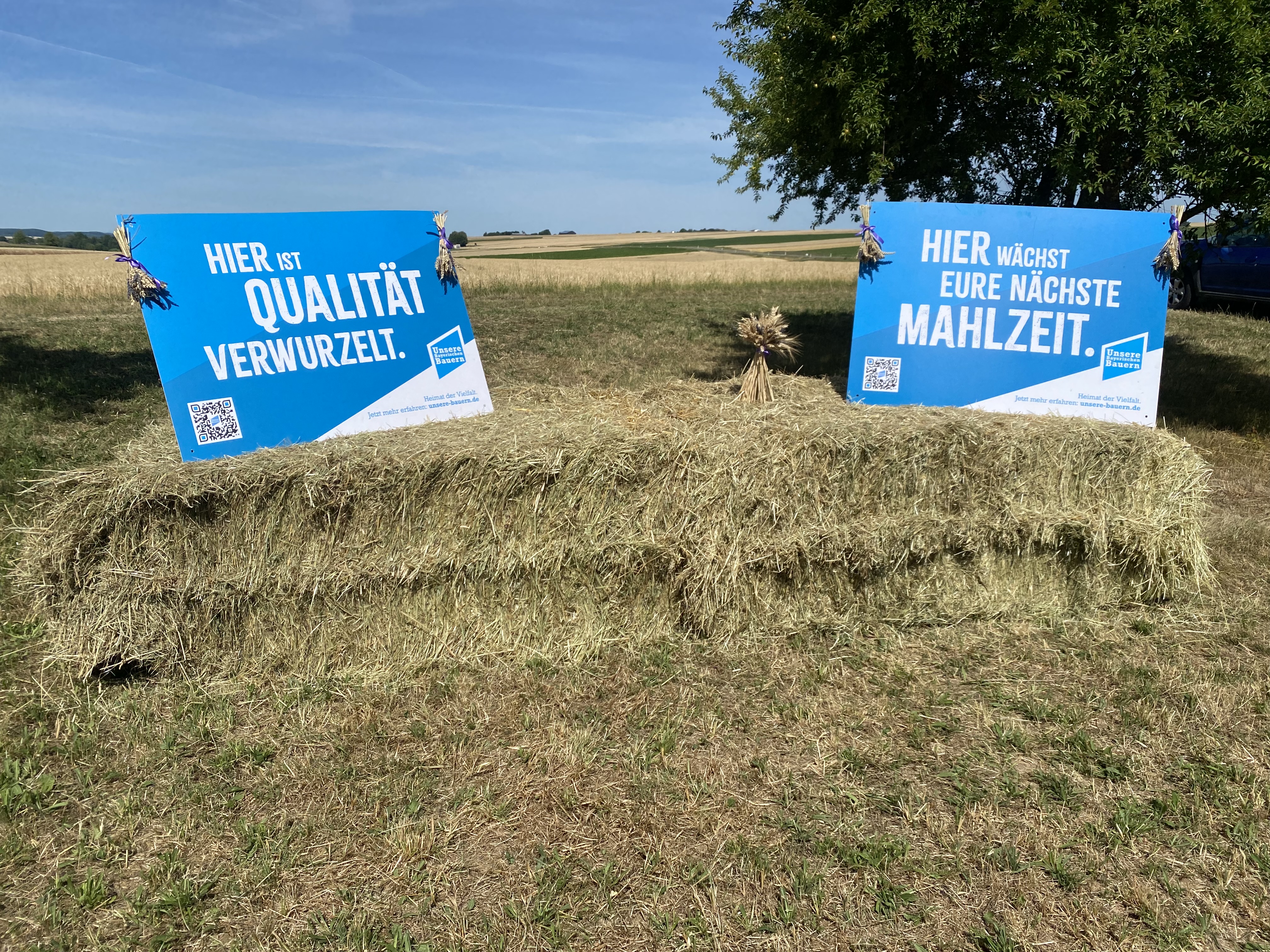 UBB Schilder Ernte