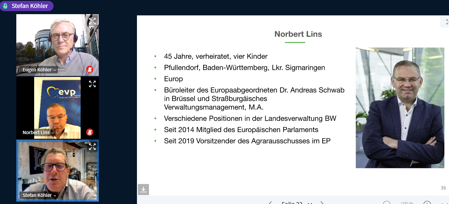 Austausch BBV Unterfranken mit Norbert Lins 2022-09-23 Austausch zu PS mit Lins