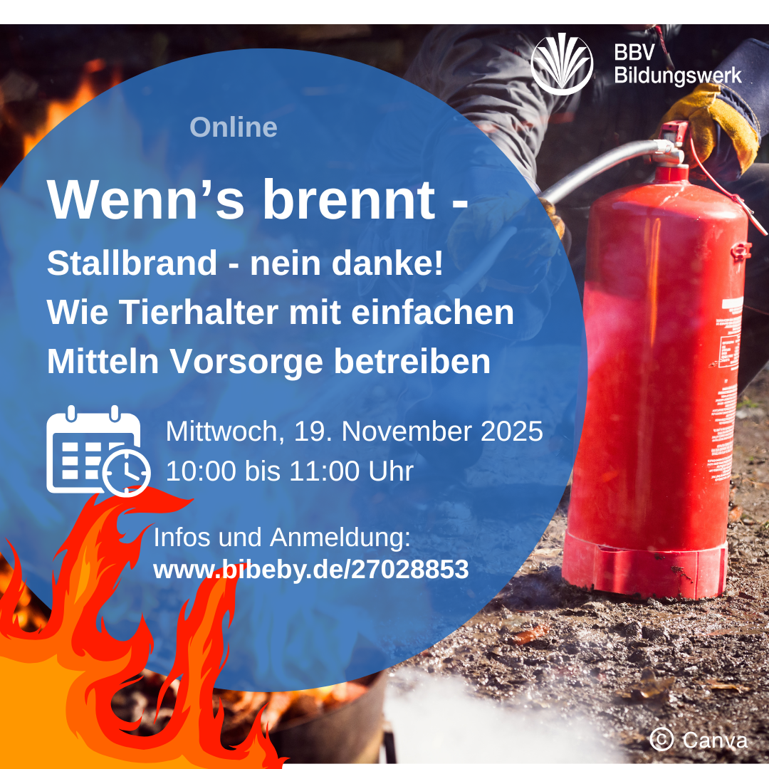 SharePic Online-Veranstaltung Brandschutz alle Tierhalter