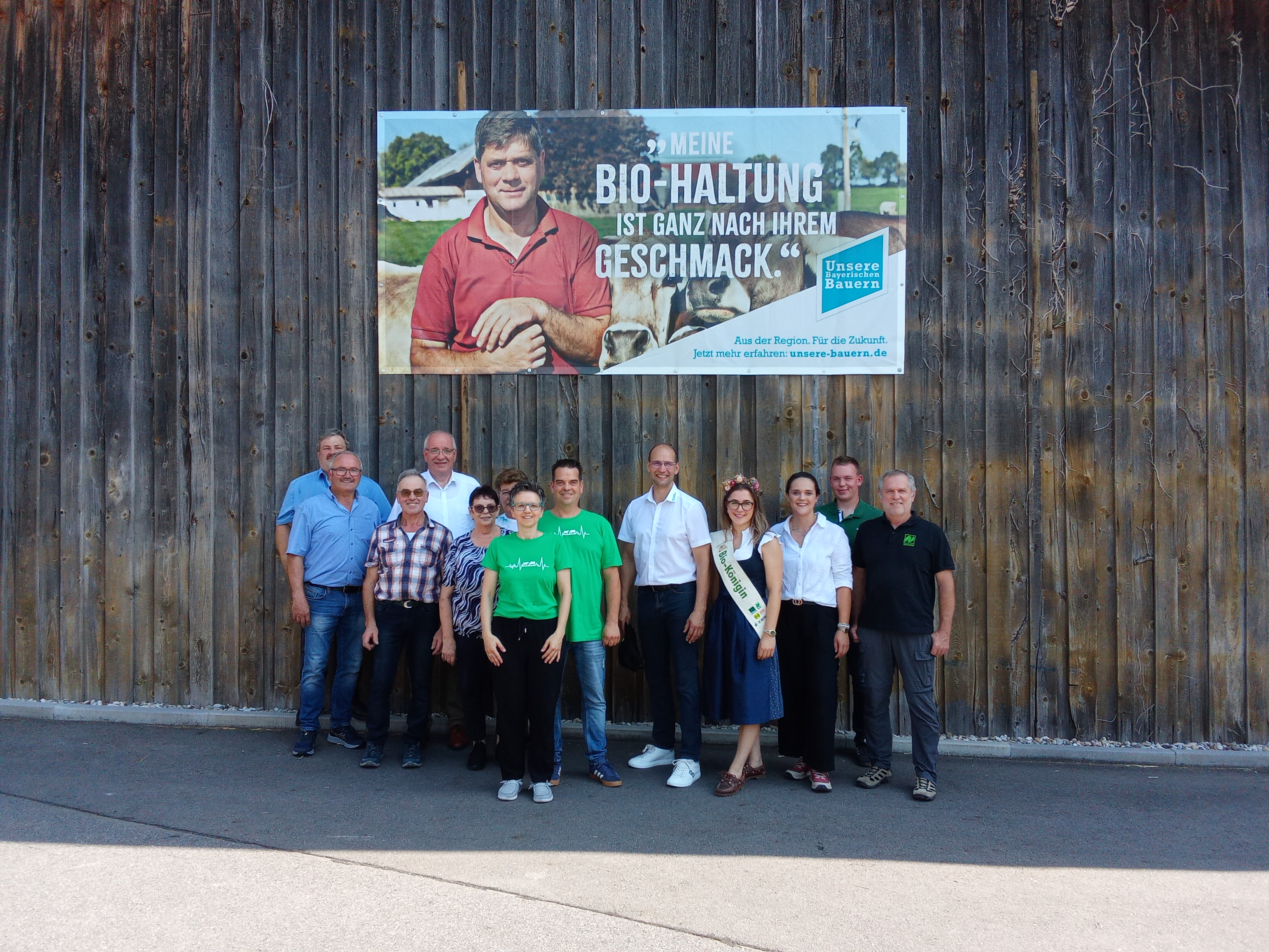 Bio-Bayern-Tour bei Fa,ilie Höpfl in Zandt