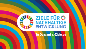Bunte Farben für die Woche der UN-Nachhaltigkeitsziele