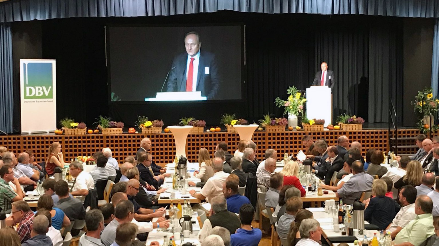 Rede Rukwied Veredlungstag 2018 Der deutsche Bauernpräsident Joachim Rukwied auf dem Veredlungstag 2018.