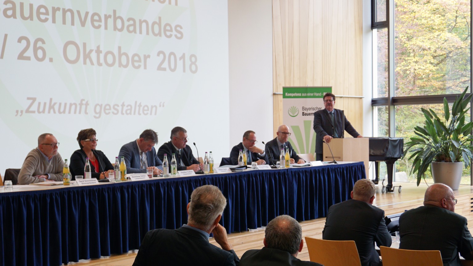 Podium Fuchtel KO-Tagung Staatssekretär Hans-Joachim Fuchtel im Haus der bayerischen Landwirtschaft