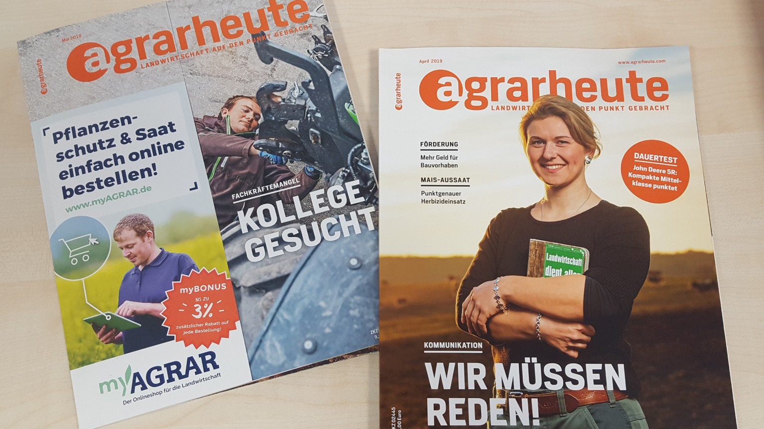 Zeitschrift "agrarheute" - Landwirtschaft auf den Punkt gebracht