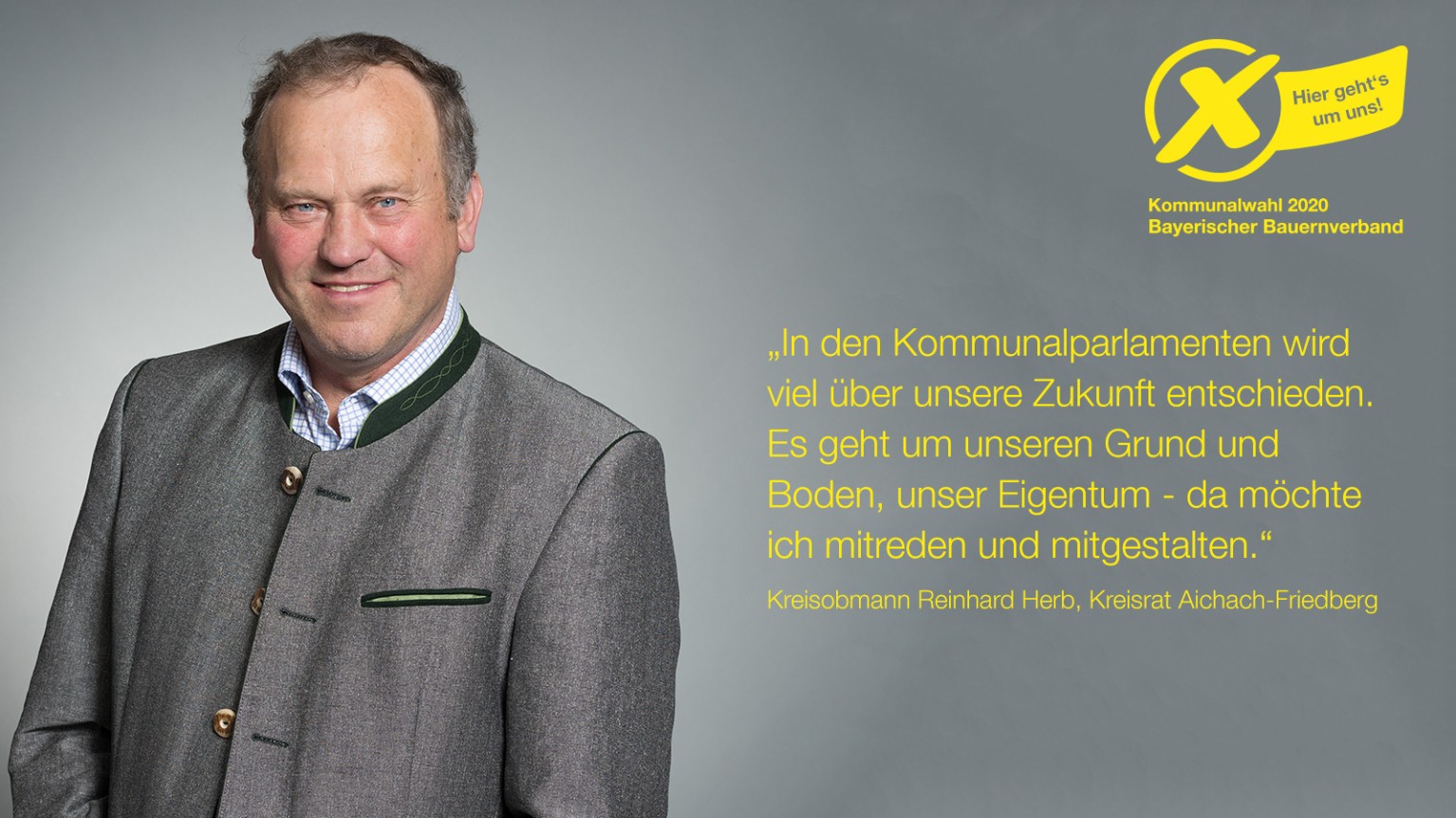 REinhard Herb zur Kommunalwahl