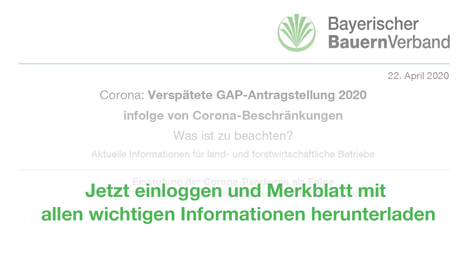 Merkblatt Fristverlängerung Mehrfachantrag Teaser Merkblatt Fristverlängerung Mehrfachantrag