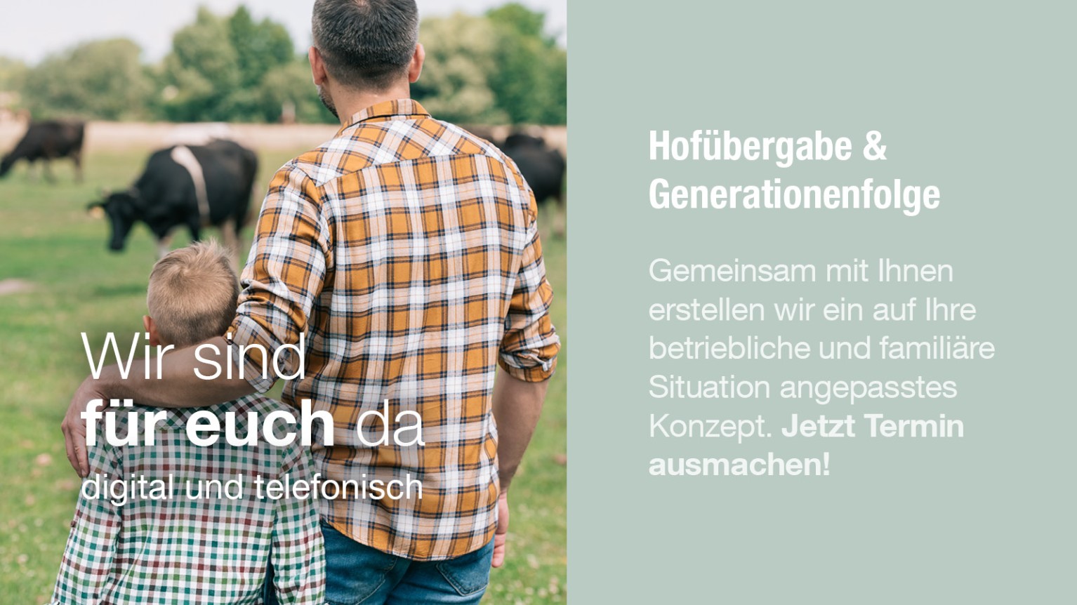 2021-01-26-hofuebergabe vater und sohn stehen arm in arm auf einer kuhweide