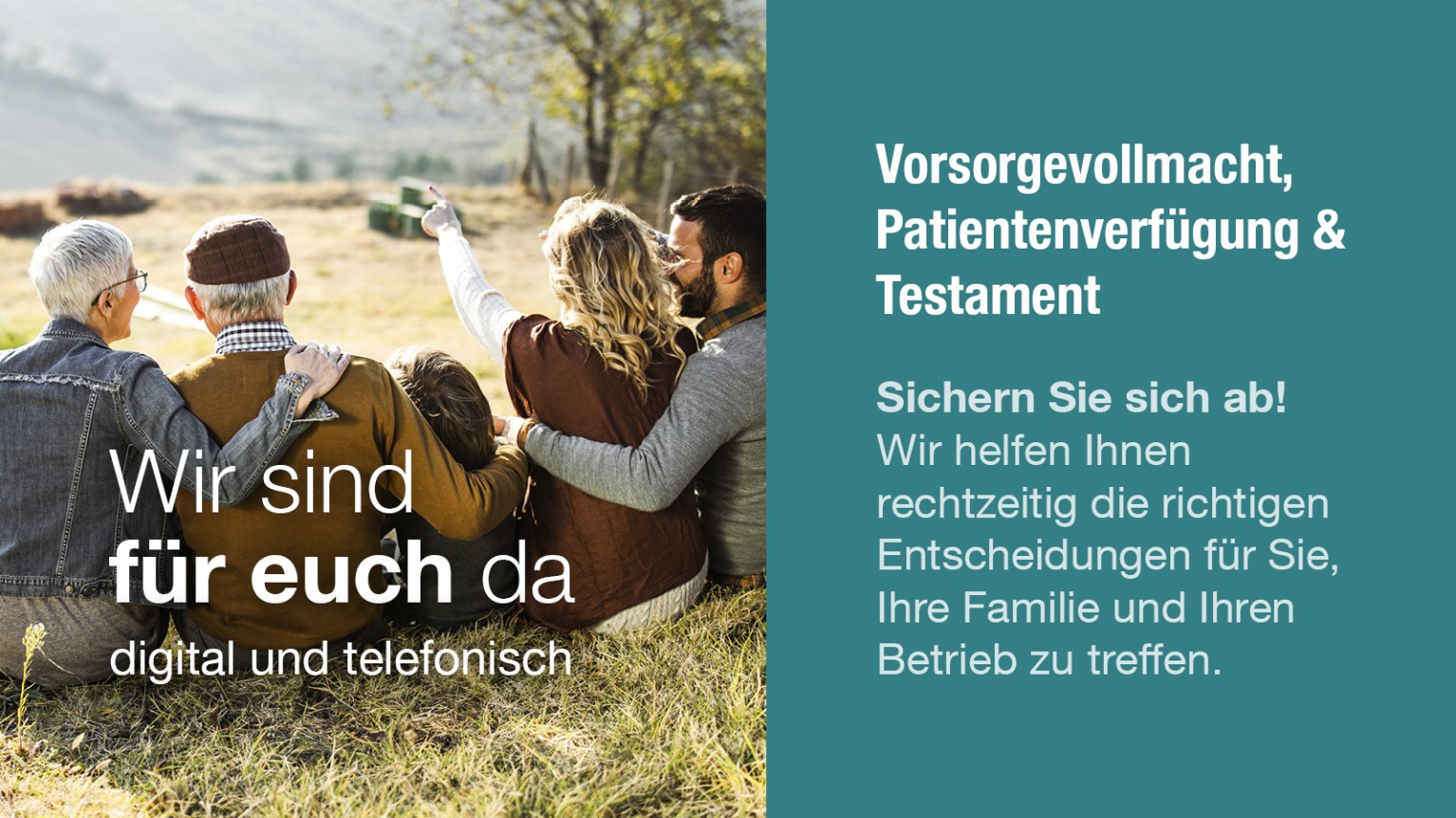 2021-01-26-vorsorgevollmacht leute umarmen sich auf einem berg
