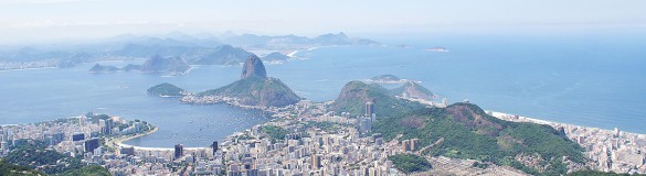 Blick über Rio de Janeiro