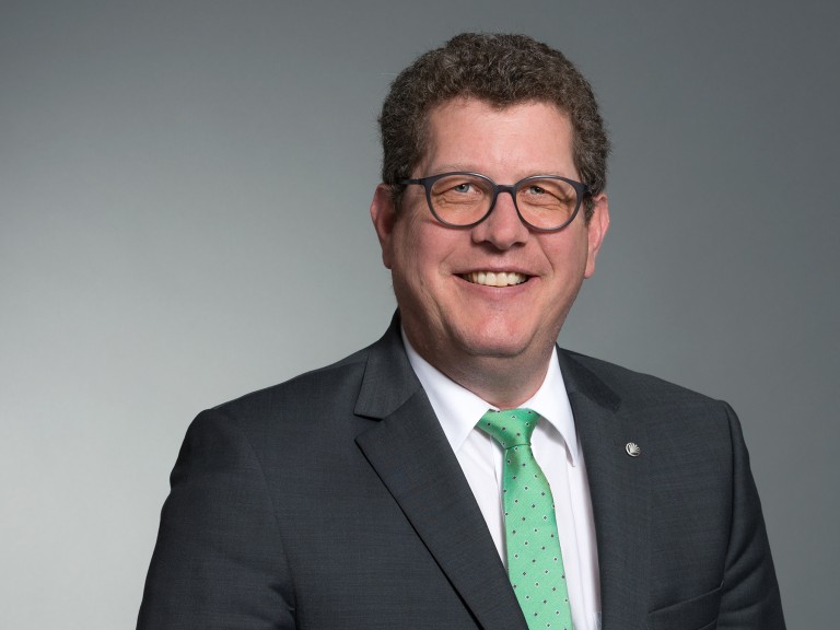 Der Bezirkspräsident des Bayerischen Bauernverbandes aus Unterfranken Stefan Köhler