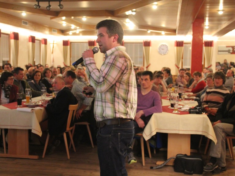 Michael Tyroller beim Vortrag