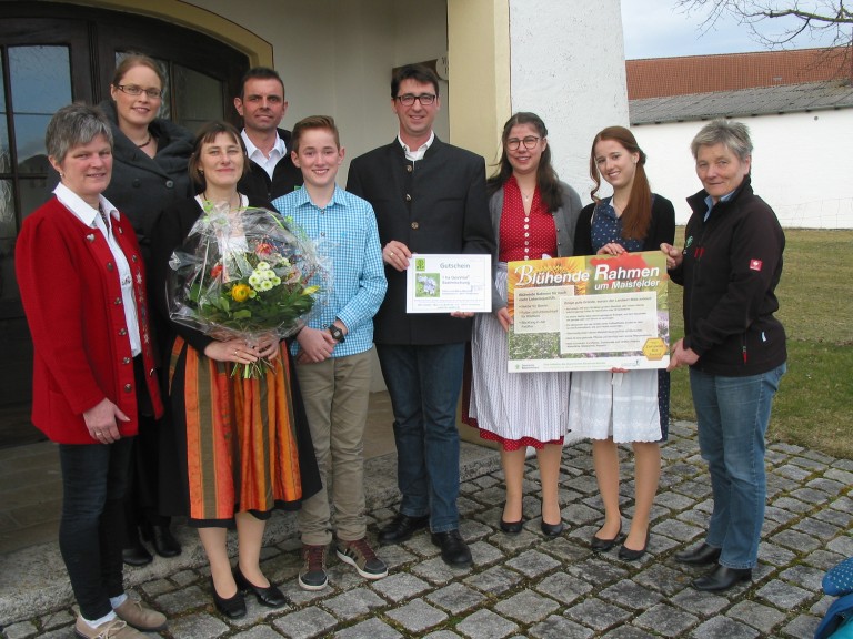 Familie Miehling wird mit dritten Preis ausgezeichnet