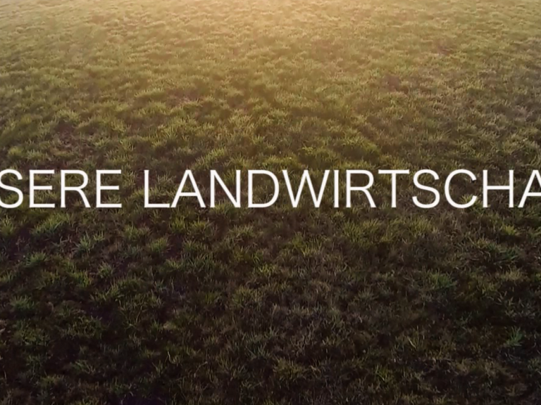 Schriftzug Unsere Landwirtschaft