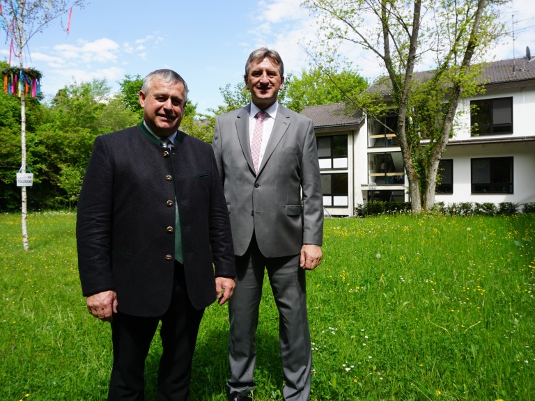 Präsident Heidl und Vizepräsident Felßner