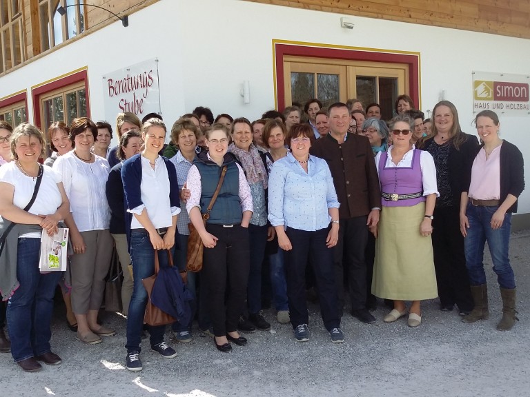 Gruppenbild der Ortsbäuerinnen Bad Tölz/WOR