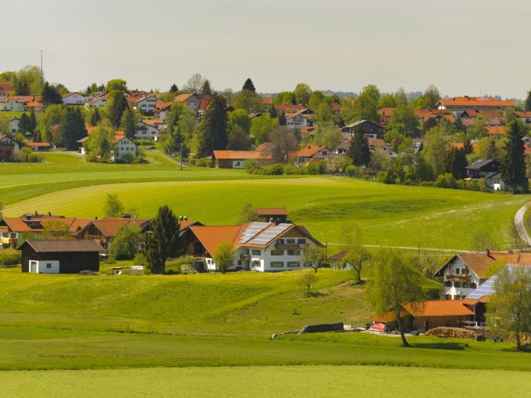 Eine schöne grüne Landschaft