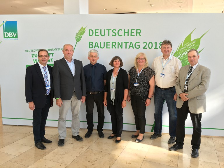 Mittelfrankens Vertreter am Dt. Bauerntag