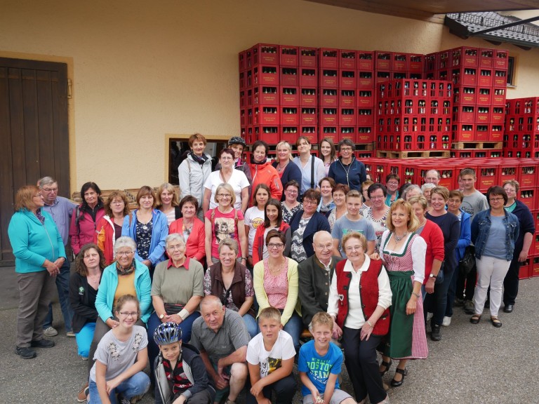Gruppenbild der Radtour 2018