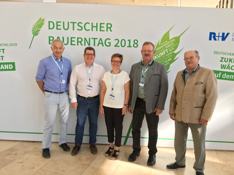 Die Vertreter von Unterfranken beim Bauerntag 2018 in Wiesbaden