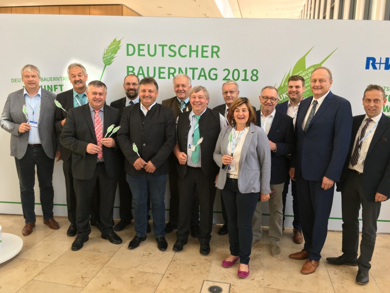 Deutscher Bauerntag Delegierte aus Niederbayern