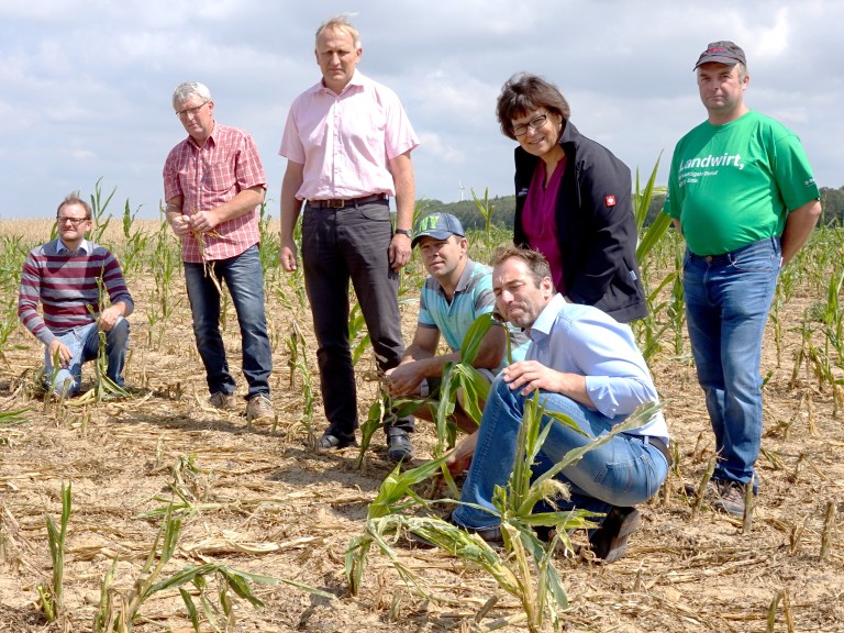 Gruppenbild Erntepressegespräch in Langensteinach
