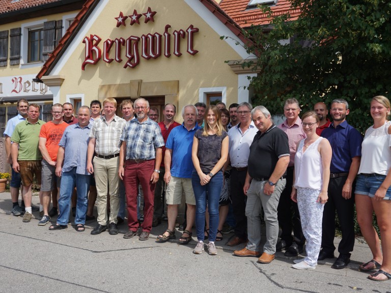 Gruppenfoto Netzwerktreffen Rind