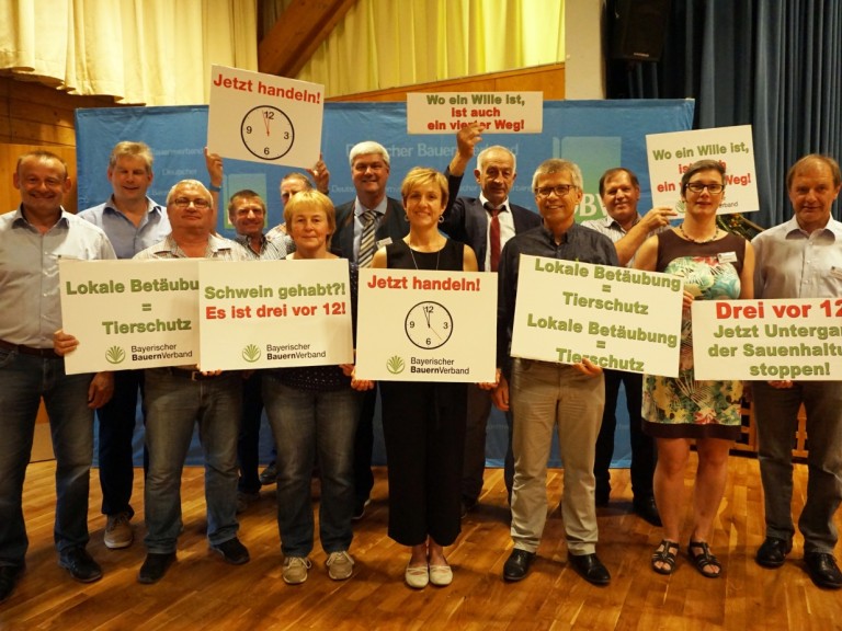 Landwirte aus Oberfranken und Bamberg am Veredelungstag