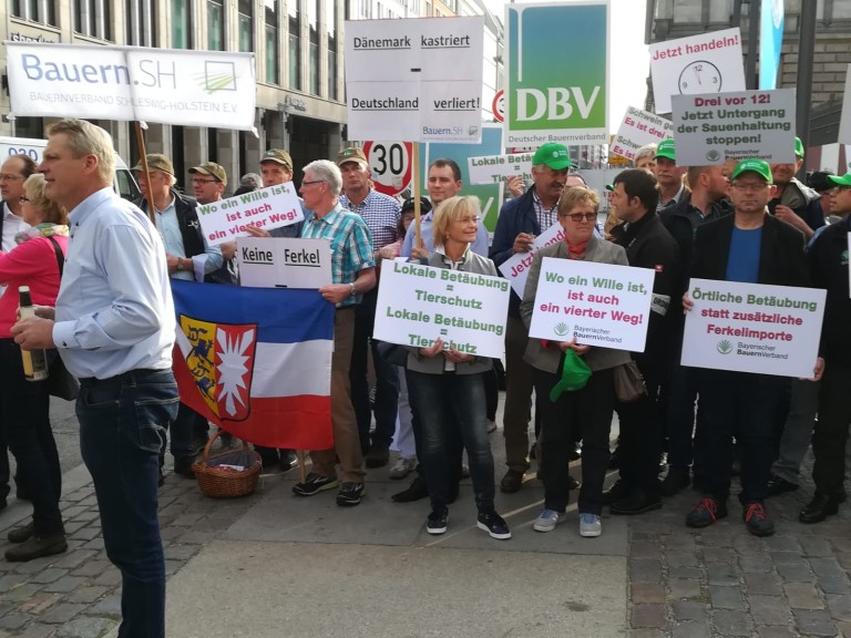 Oberfränkische Landwirte in Berlin Bundesrat