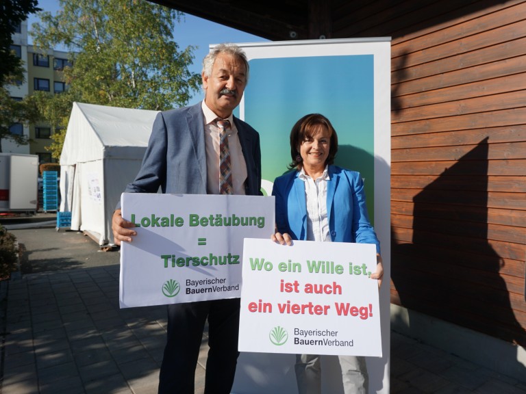 Veredelungstag Präsident Stadler und Marlene Mortler (MdB)