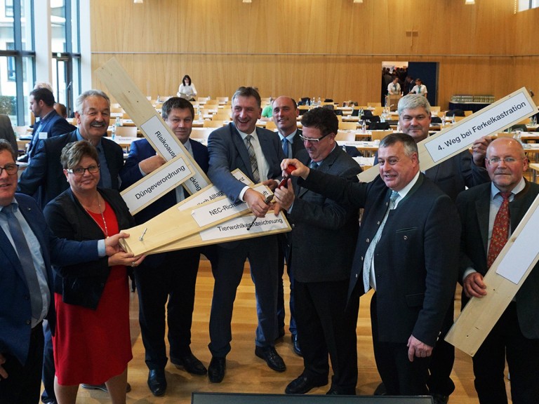 Aktion bei der Kreisobmännertagung 