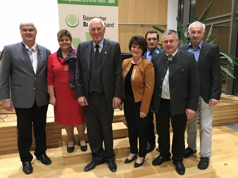 Gratulanten aus Oberfranken mit Simon Nüssel
