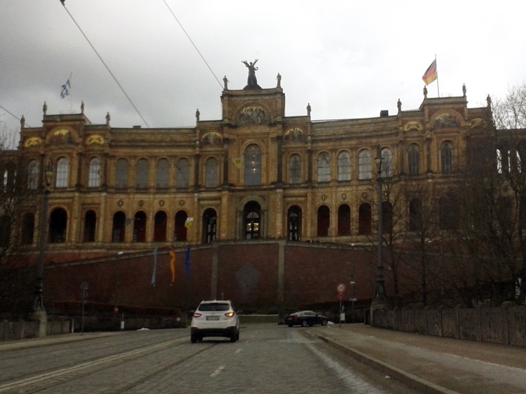 Der bayerische Landtag in München