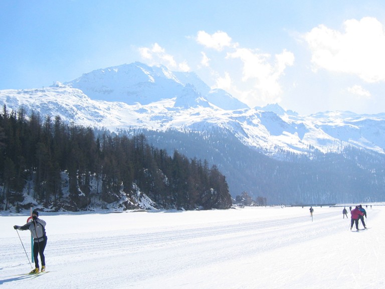 Winterlandschaft in den Bergen