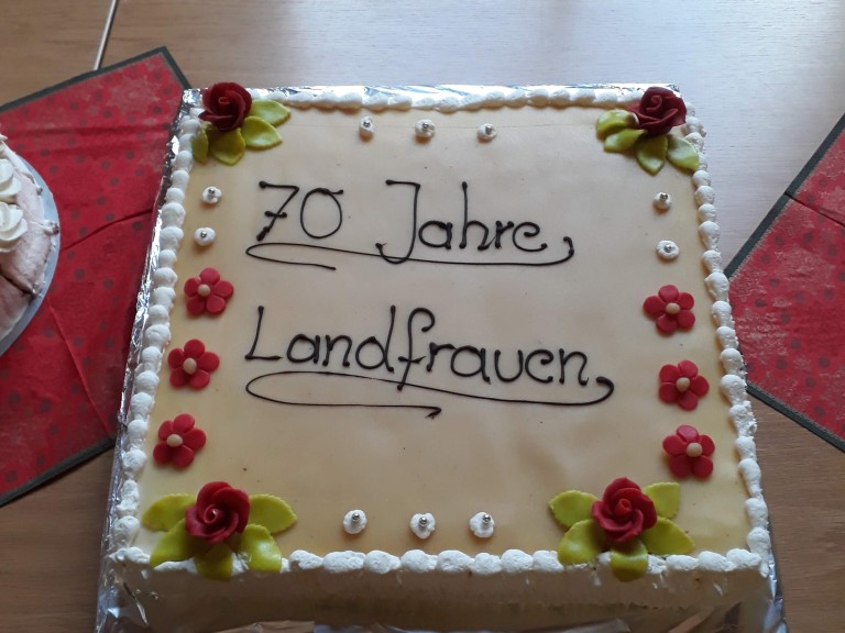 Geburtstagstorte 70Jahre Landfrauen