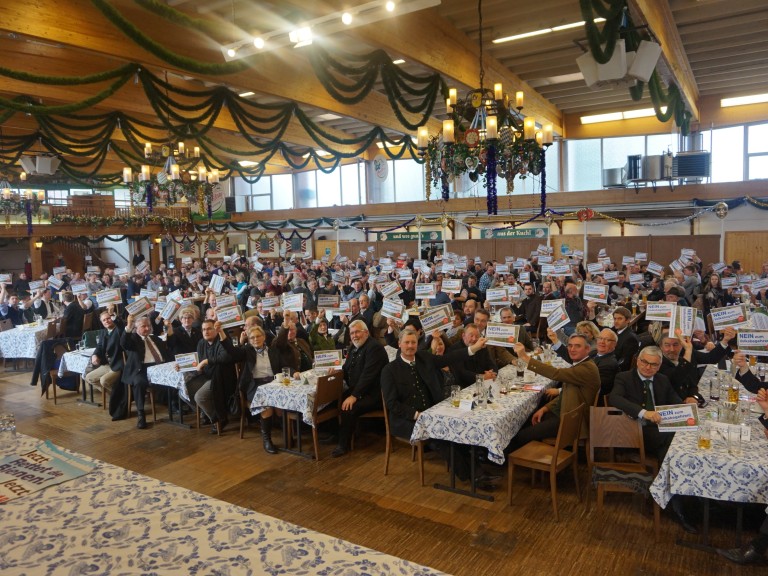 Klares Nein zum Volksbegehren