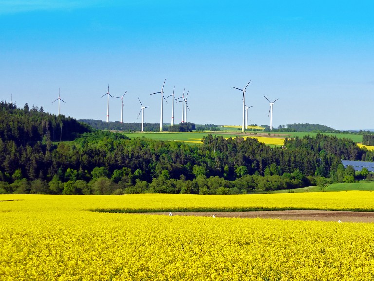 Windräder im Hofer Land