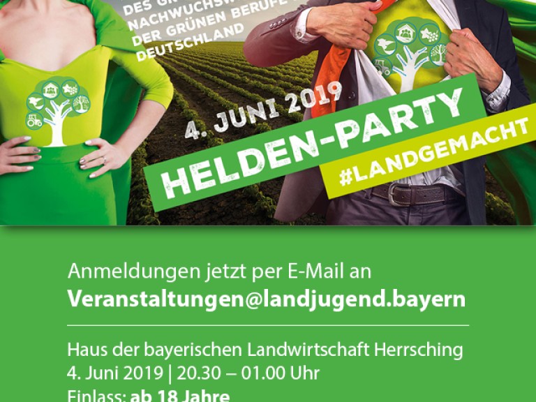 Plakt zur Helden-Party