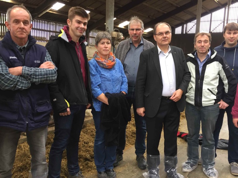 MdB Christian Schmidt beim Stallgespräch