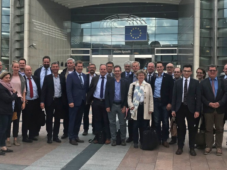 Der Umweltausschuss des Deutschen Bauernverbandes auf Besuch in Brüssel