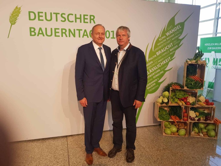 Präsident Ruckwied und Hermann Etel