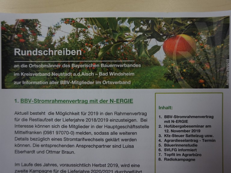 OOM-Rundschreiben August September 2019 NEA-UFF