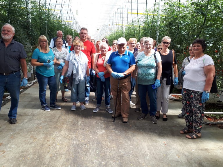 Gruppenbild Gewächshaus