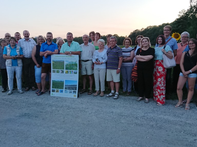07.08.2019 Besichtigung Blühfläche Kraiburg